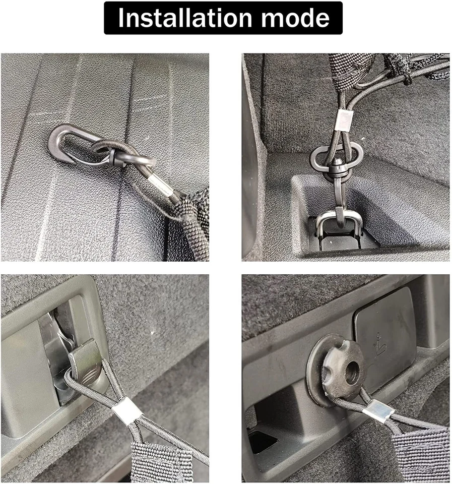 Red de carga de malla estilo sobre maletero trasero para MERCEDES-BENZ CLASE C 2008-2021 nueva Foto 4 de 4