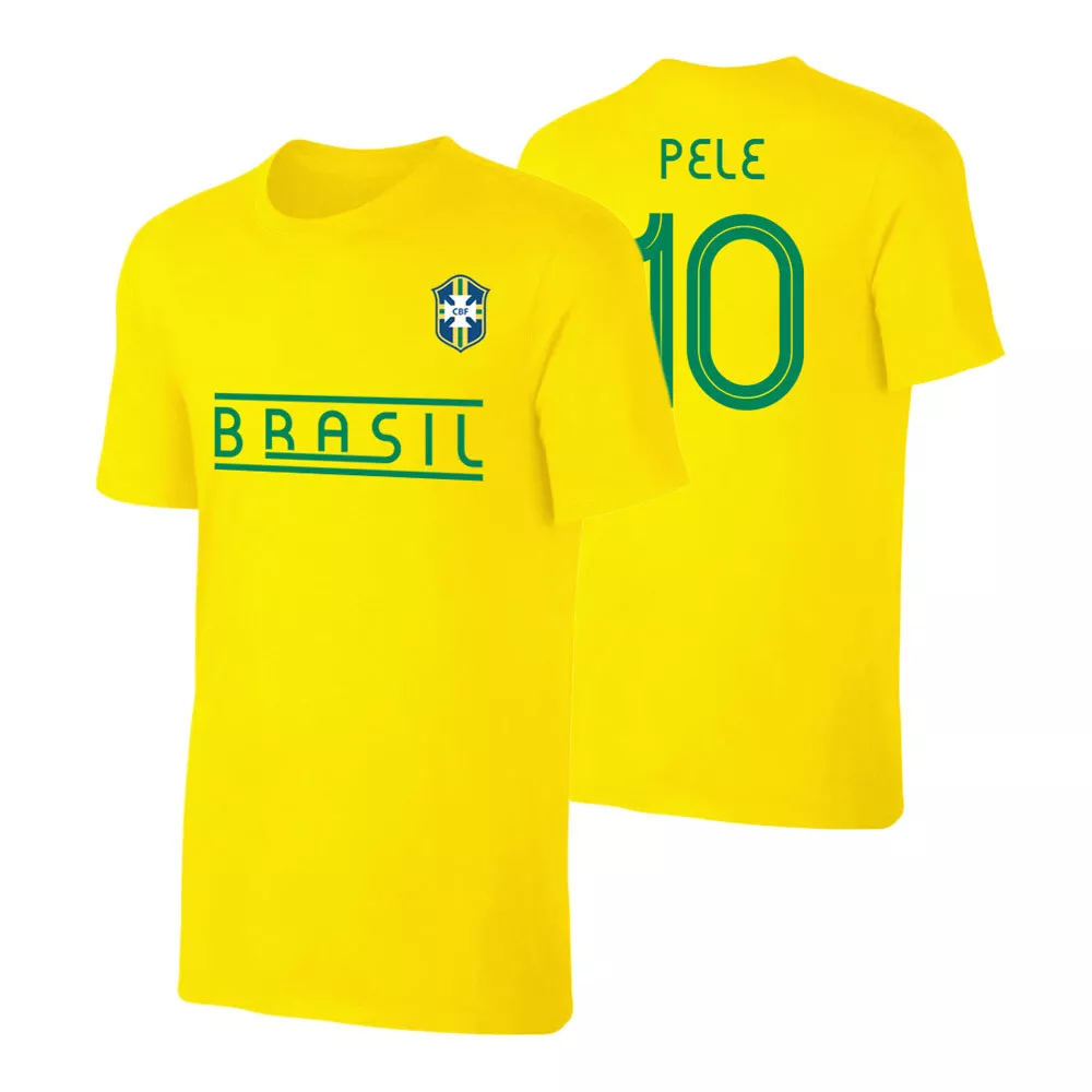 Brazil Cotton Jersey T-Shirt for Children