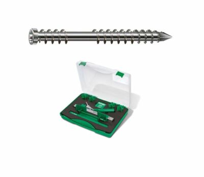 SPAX Terrassenschraube Ø 5 mm Edelstahl A2 5mm T25 mit Zylinderkopf  Grosspack
