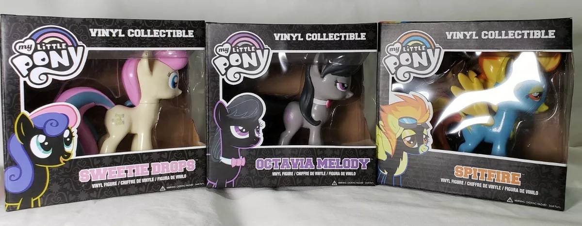 NRFB 3X Funko My Little Pony MLP Vinyl Fig SWEETIE DROPS OCTAVIA MELODY SPITFIRE