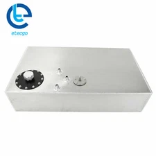 17 Gallon/64L Fuel Cell Gas Tank w/ Cap & Level Sender Street Rod Aluminum Race