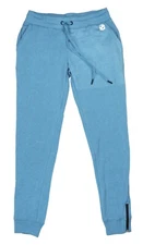 Josie Natori Ankle Zip Drawstring Waist Jogger Women's Sweatpants NWT Blue