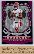 2020 Panini Prizm Draft Picks #65 Kyler Murray Crusade Prizms Purple