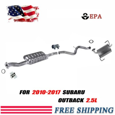 #ad Extension Muffler Pipe Rear Muffler System for Subaru Outback 2.5L 2010 2017 $289.27