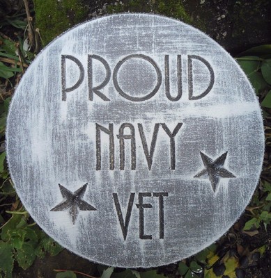 Veteran navy plaque mold 10'' x .75'' thick  mould for plaster concrete casting