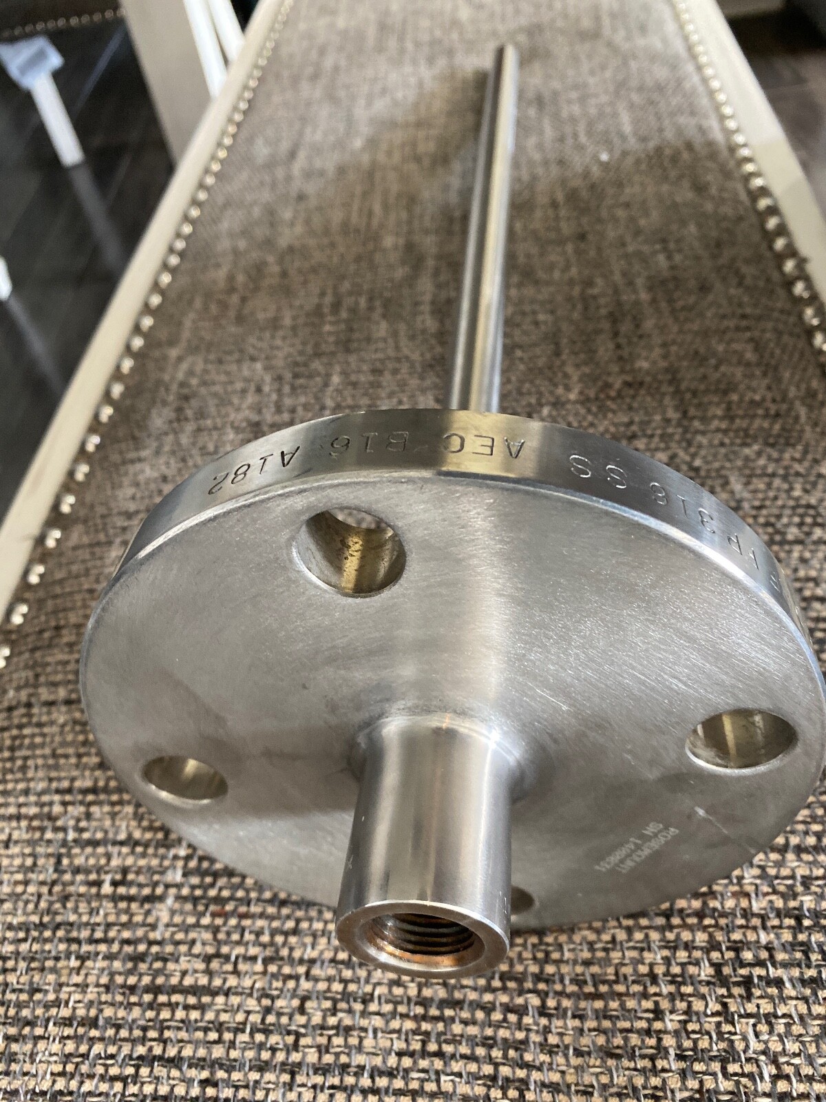 EMERSON Rosemount 316 SS Flanged Stem Thermowell 1181x2" eBay