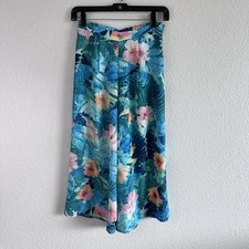 Show Me Your Mumu North Shore Tropical Print Palazzo Pants Wide Leg XS