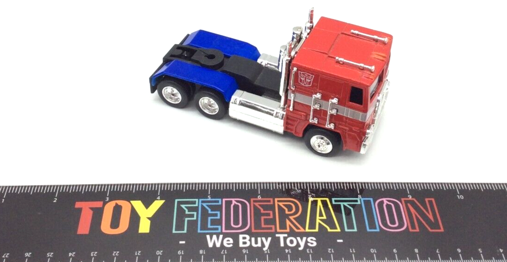 Jada Toys Transformers Optimus Prime Die-Cast Metal Truck with Moving Parts  