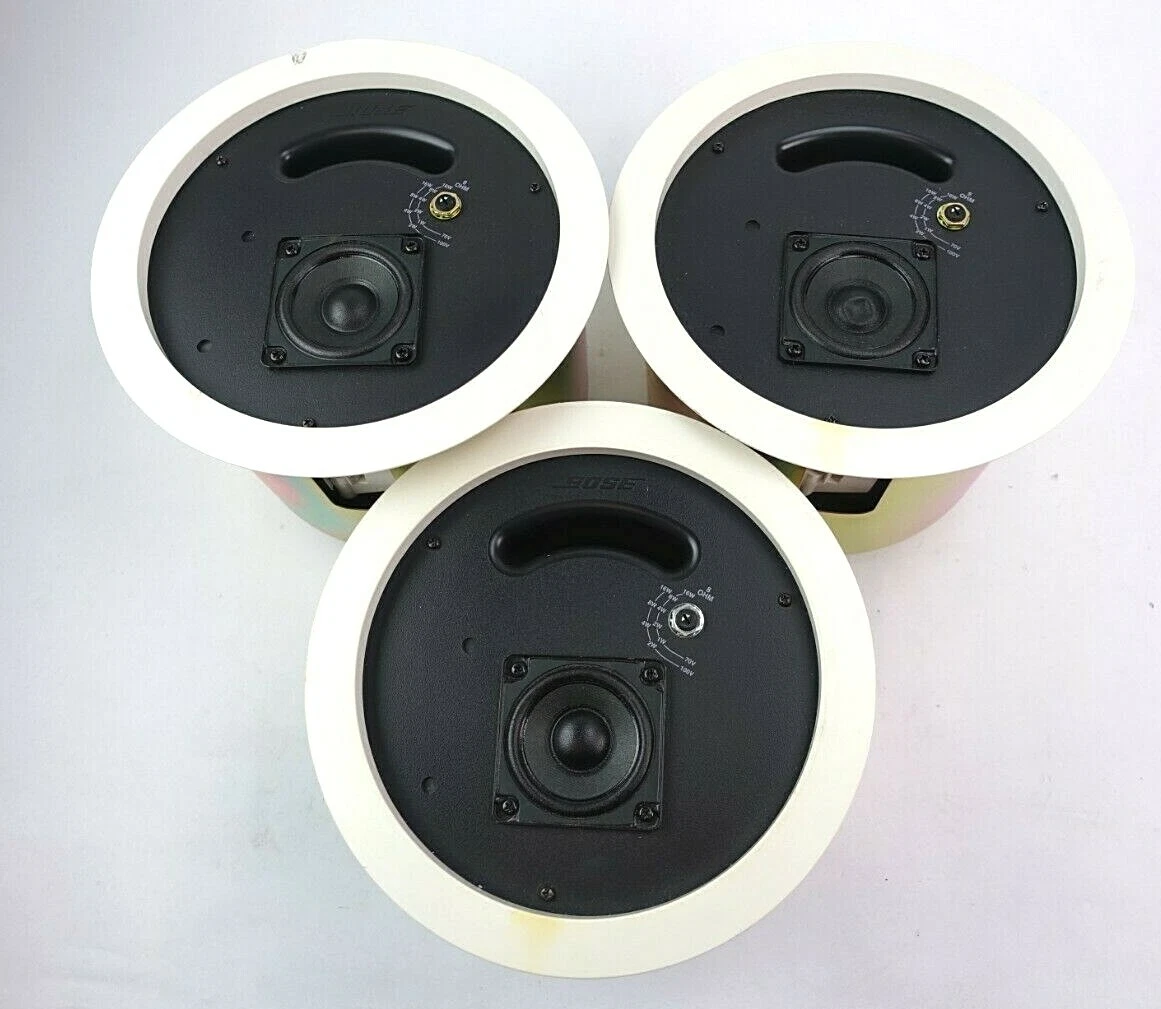 Bose White Freespace DS 16F Loudspeaker Ceiling Mounted (Lot of 3)