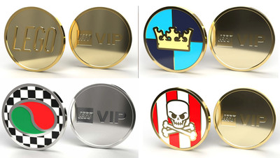 LEGO VIP Coins - 5006470, 5006473, 5006469, 5006472, 5006471 Sammelmünzen Lego