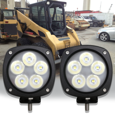 LED Semi Flood Lights FOR CAT Skid Loader 268B 272C 272D 262B 428D