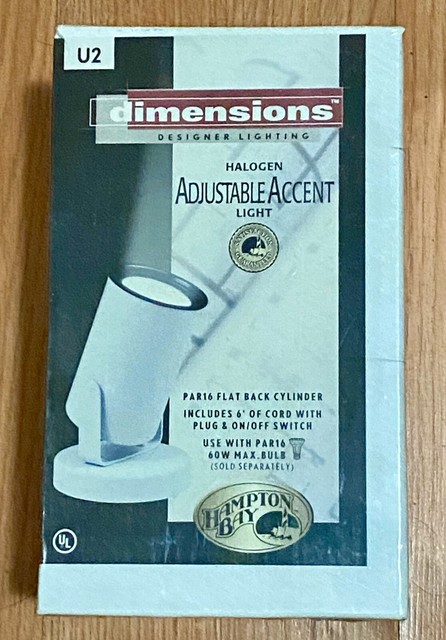 Hampton Bay Adjustable Halogen Uplight Accent Lighting ...