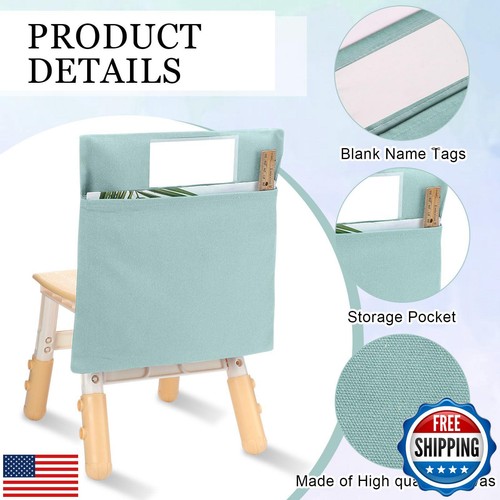 24 Pcs Small Chair Storage Pocket 14 Inch School Chair Bag Chairback Buddy Po - Picture 3 of 5
