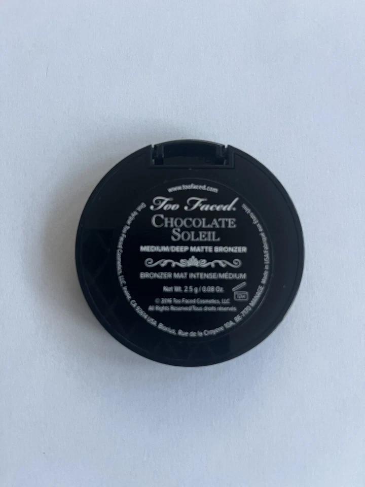 WHOLESALE LOT TOO FACED CHOCOLATE SOLEIL MATTE BRONZER TRAVEL SIZE - Image 3 of 3