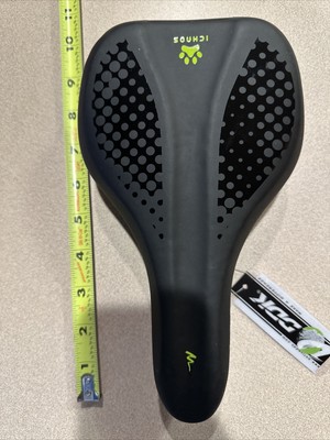 DDK Ichnos Saddle, Black With Memory Foam, 9'' Length, 5.5'' Width