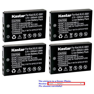Kastar Replacement Battery for Sanyo DB-L50 & Sanyo Xacti VPC-HD2000 Camera