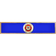 EL2-021 US Coast Guard Military Service Citation Commendation Bar Pin Police CBP