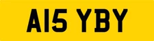 ABY ABBY ABI ABIGAIL 3X3 PRIVATE REGISTRATION CHERISHED CAR NUMBER PLATE A15 YBY