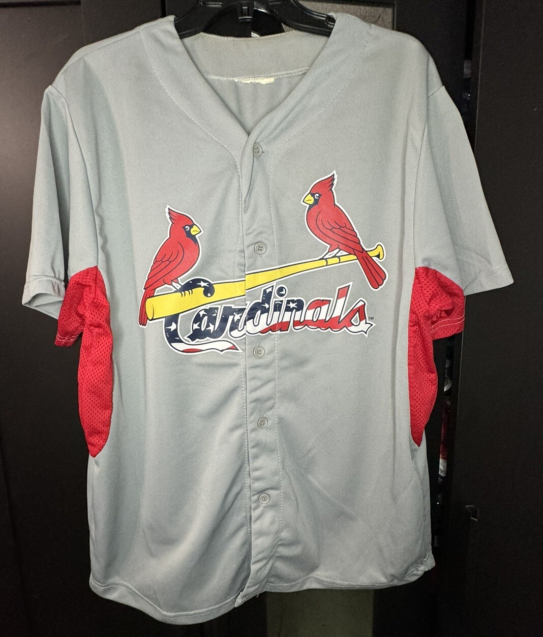 St Louis Cardinals SGA American Flag Baseball Jersey Adult (Possibly XL) MLB