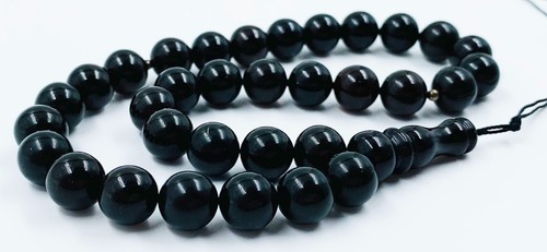Cuentas de oración ámbar natural ámbar Tasbih Misbaha Rosario prensado - Imagen 3 de 8