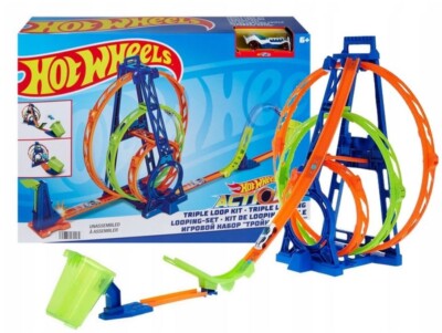HOT WHEELS TRIPLE LOOP KIT GLC96 track build