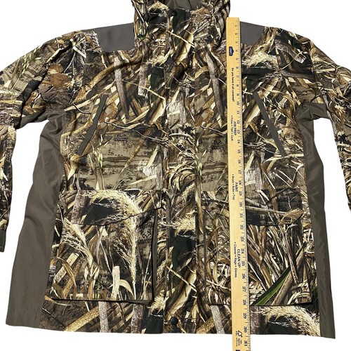 Game Winner Realtree Hooded Camo Outdoor Hunting Jacket Zip & Snap Adjust Cuff L - Picture 5 of 10