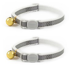 Ancol Safe reflektierendes Katzenhalsband silber 2er-Pack-Angebot