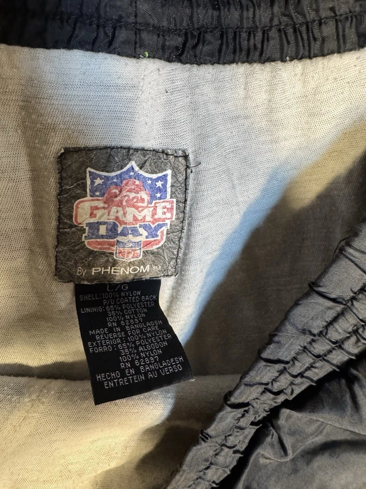 Винтажный ковбоев игры день трек брюки мужской большой 90-х парашют мешковатые ветровка - Изображение 2 из 2