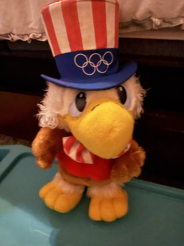 Los Angeles Olympics 1984 Vintage USA Eagle Plushie Stuffed Animal