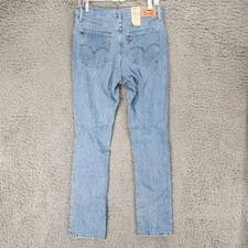 Levis Jeans Womens 30 Blue 724 Stretch Denim High Rise Straight NWT 