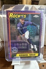 2025 Topps Series 2 - 1990 Topps Chrome Silver Pack Ezequiel Tovar #T90C115
