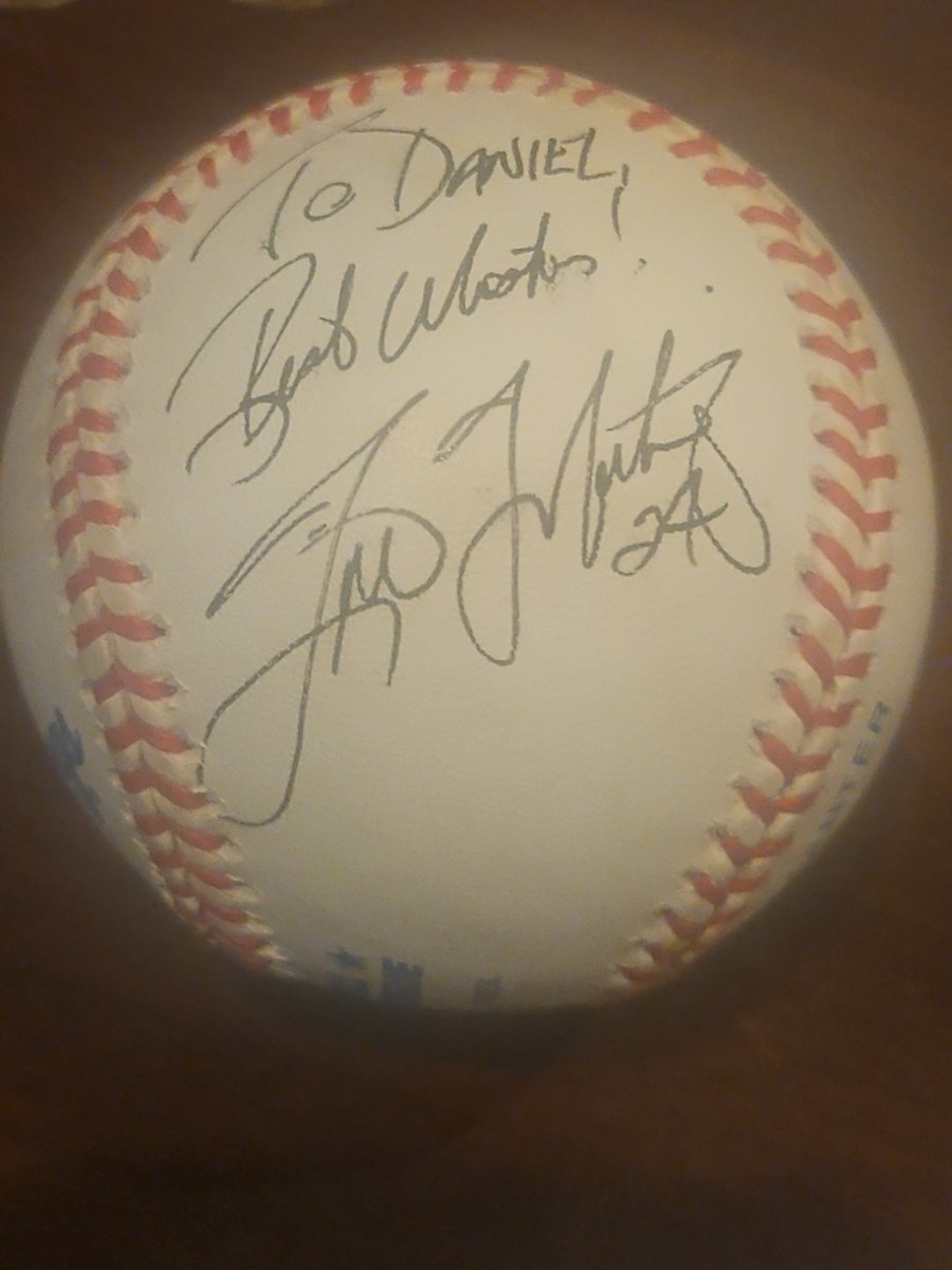 tino martinez signed american league mlb baseball al new york