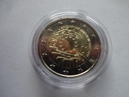 2 Euro Commemorative Coin 2015 "European Flags" Mint G