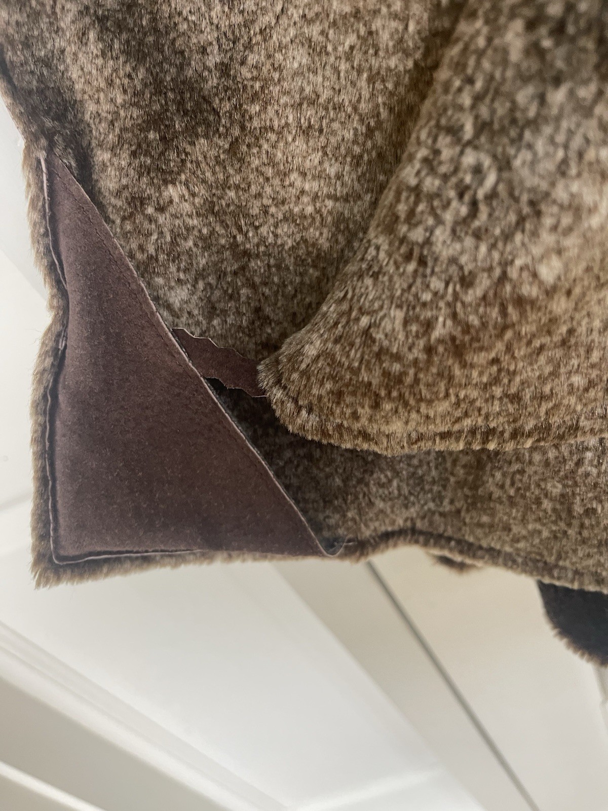 Murano Brown Genuine Leather Winter Jacket Size L… - image 10