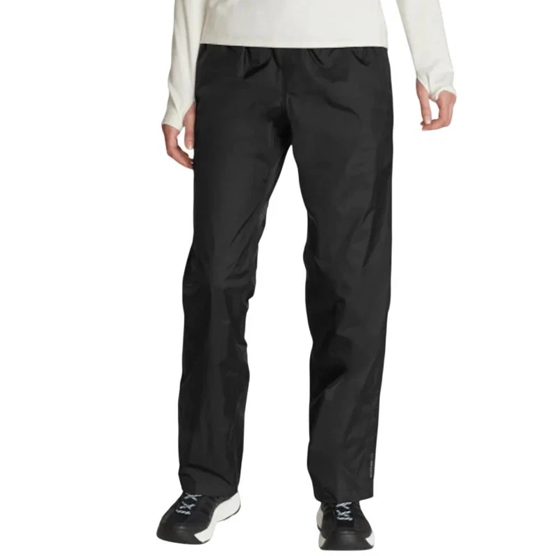 New Eddie Bauer Womens TXL Tall Black Rippac Waterproof Elastic Waist Rain Pants