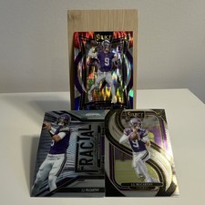 Panini J.J. McCarthy Rookie Prizm Select Vikings 2024 NFL Card Lot 3