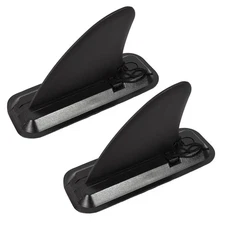 1 Pair Inflatable Paddle Board Fins 4-inch Detachable Center Fin with Base