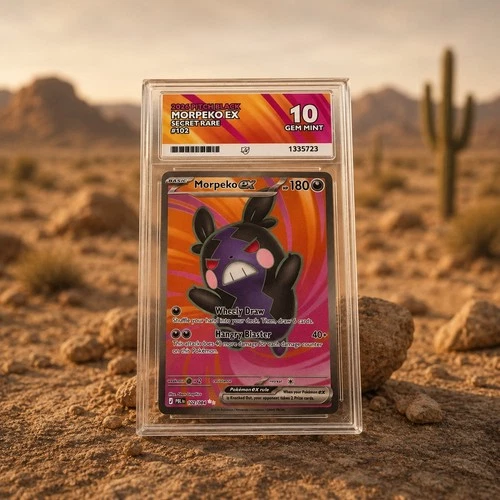 Morpeko Full Art 102/084 Pitch Black 2026 Pokemon(Perfect Sub Grades) ACE 10