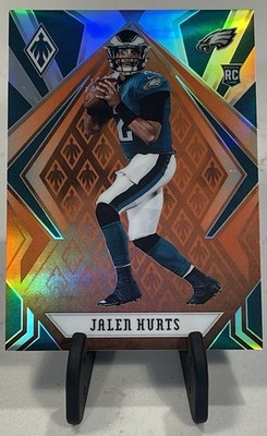 2020 Jalen Hurts Panini Phoenix #114 Rookie ORANGE REFRACTOR RC /99 🦅✨