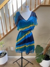 Express Women’s Sleeveless Sheer Spring Summer Dress Size XS