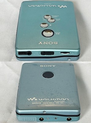 SONY WM-EX610 2000 Walkman Blue Vintage Cassette Player From Japan