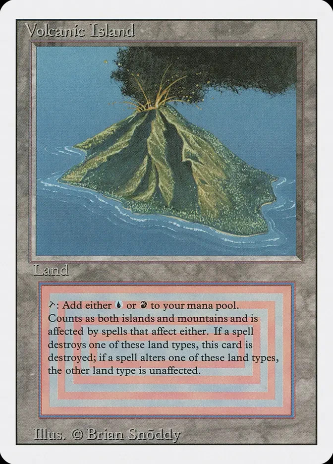 Volcanic Island  Revised Edition - Nonfoil Playtest