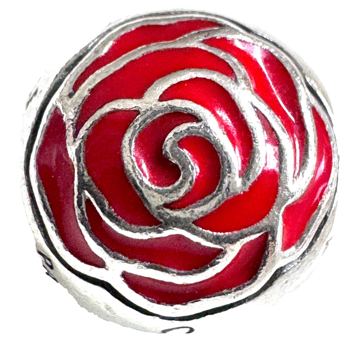 ベル　エンチャンテッド PANDORA Disney BELLE ENCHANTED ROSE Red BEAUTY & THE BEAST Charm