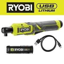 USB Lithium 3/8 in.Ratchet Kit with 2.0 Ah Battery and USB Charging Cable FVRC51