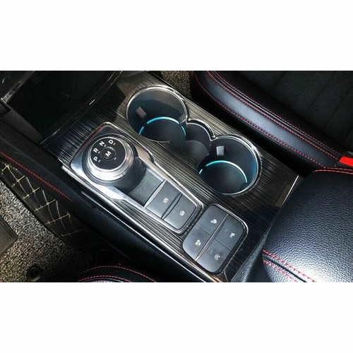 For Ford Escape 2020-2025 Black Steel Console Gear Shift Box Panel frame Cover - Imagen 3 de 6