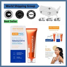 Terminator 10 Acne Spot Treatment - 1 Ounce Maximum Strength Benzoyl Peroxide