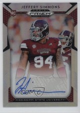2019 Panini Prizm Draft Picks Silver Jeffery Simmons #207 Auto 1t1d