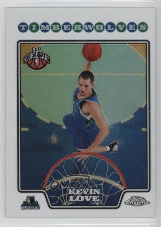 2008-09 Topps Chrome Refractor Kevin Love #185 0q0