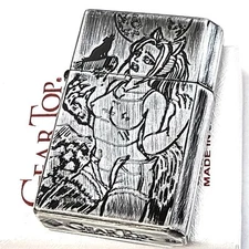 Gear Top Geartop Sexy Monster Werewolf Girl Oil Lighter