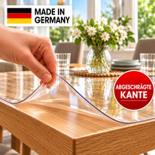 Tischfolie Transparent Glasklar 2mm dick - Tischdecke Tischschutz Tischschoner